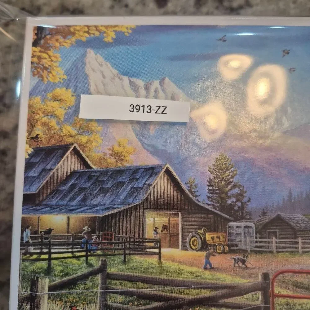 Buffalo Games Chuck Black The Western Lifestyle 1000 pc Jigsaw Puzzle USED